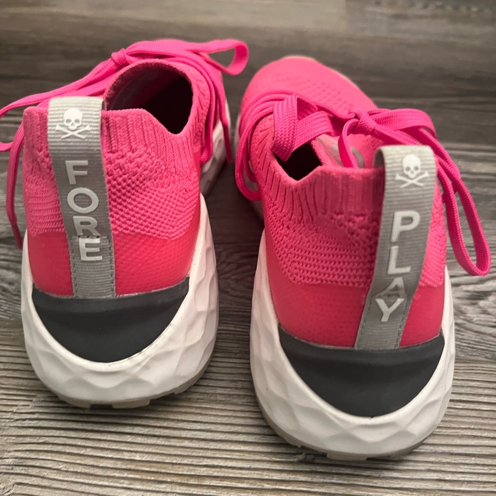 G/FORE Pink and Gray Sneakers/Golf Shoes - Picture 7 of 15